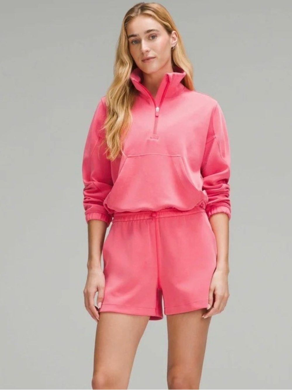 lululemon athletica Pink Half-Zip Pullover